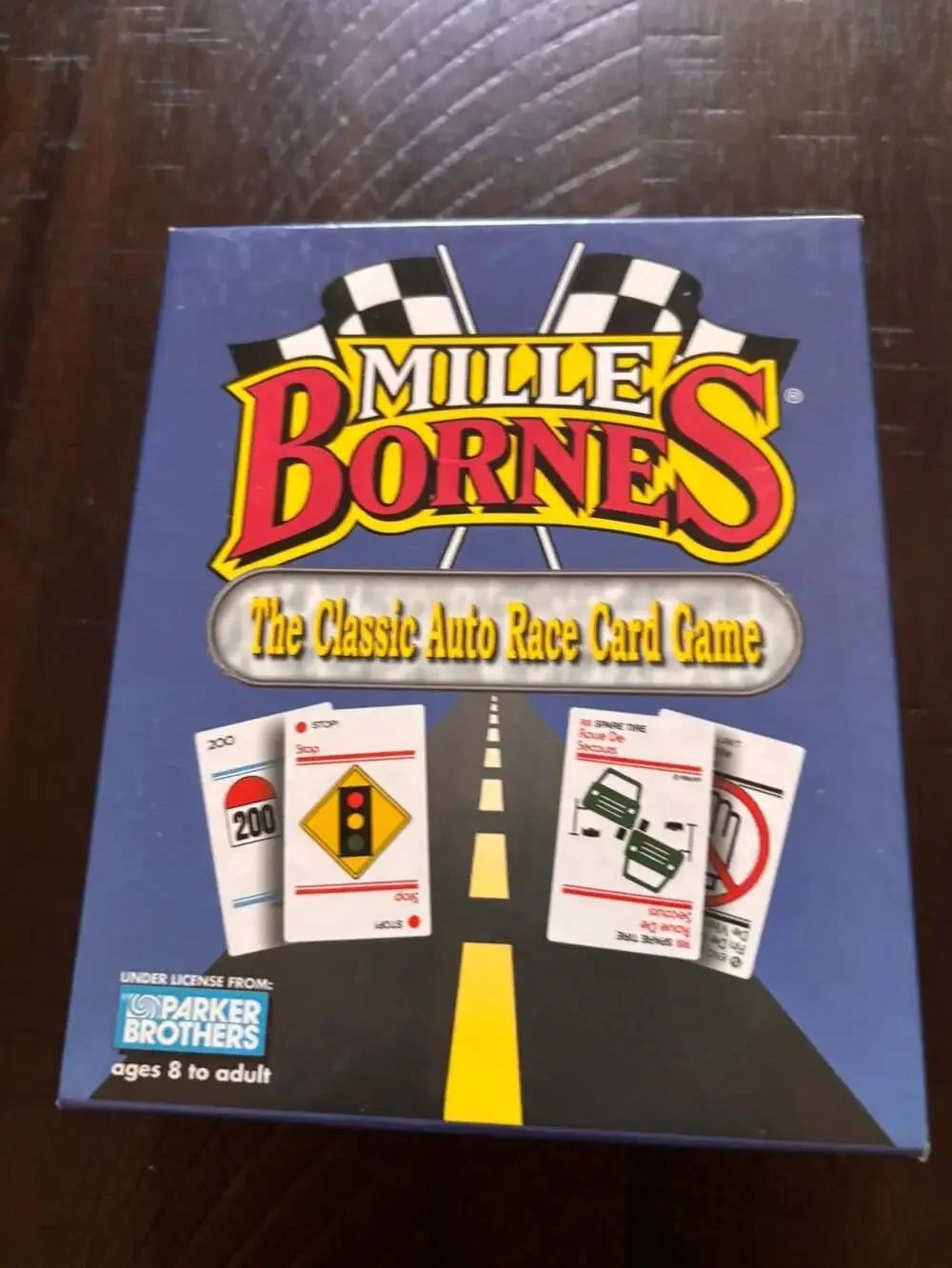 Mille Bornes The Classic Auto Race Card Game Winning Moves Hasbro #1020